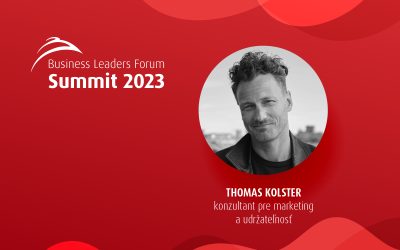 Thomas Kolster: Strácam trpezlivosť s firmami, ktoré chcú byť hnacím motorom zmien